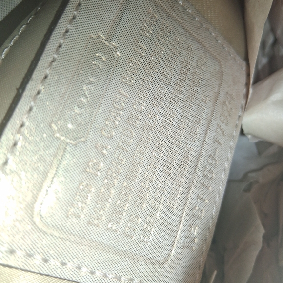 Coach Shimmering Cream Shoulder Bag - Picture 6 of 12